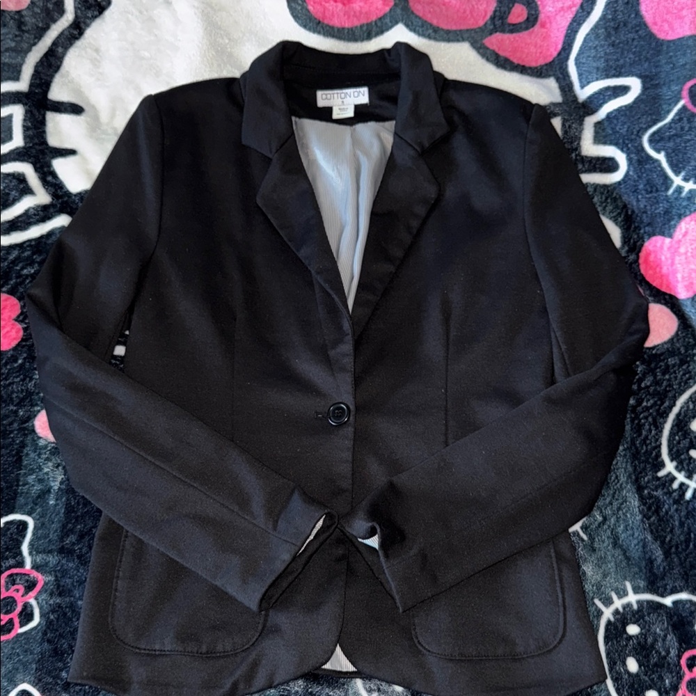 Cotton On Women's Classic Black Suit Jacket